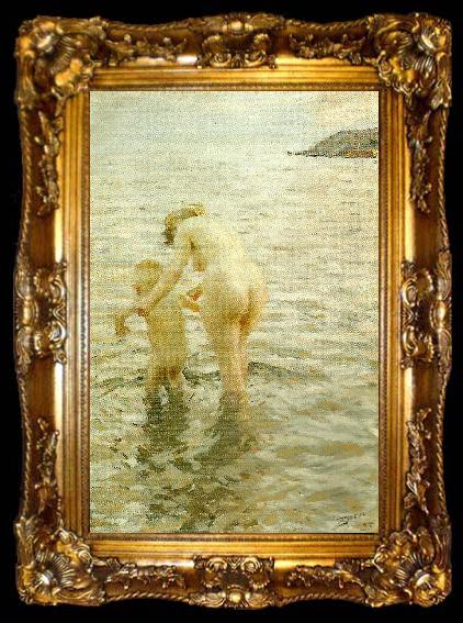 framed  Anders Zorn mor och barn, ta009-2
